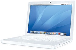 CPO  - 13-inch MacBook - White (Late 2007), 2 GHz Intel Core 2 Duo, 1GB RAM Memory, 80GB SATA Hard Drive, SuperDrive, Wi-Fi, Bluetooth, Ethernet, Firewire 400, USB, Trackpad, FaceTime Camera