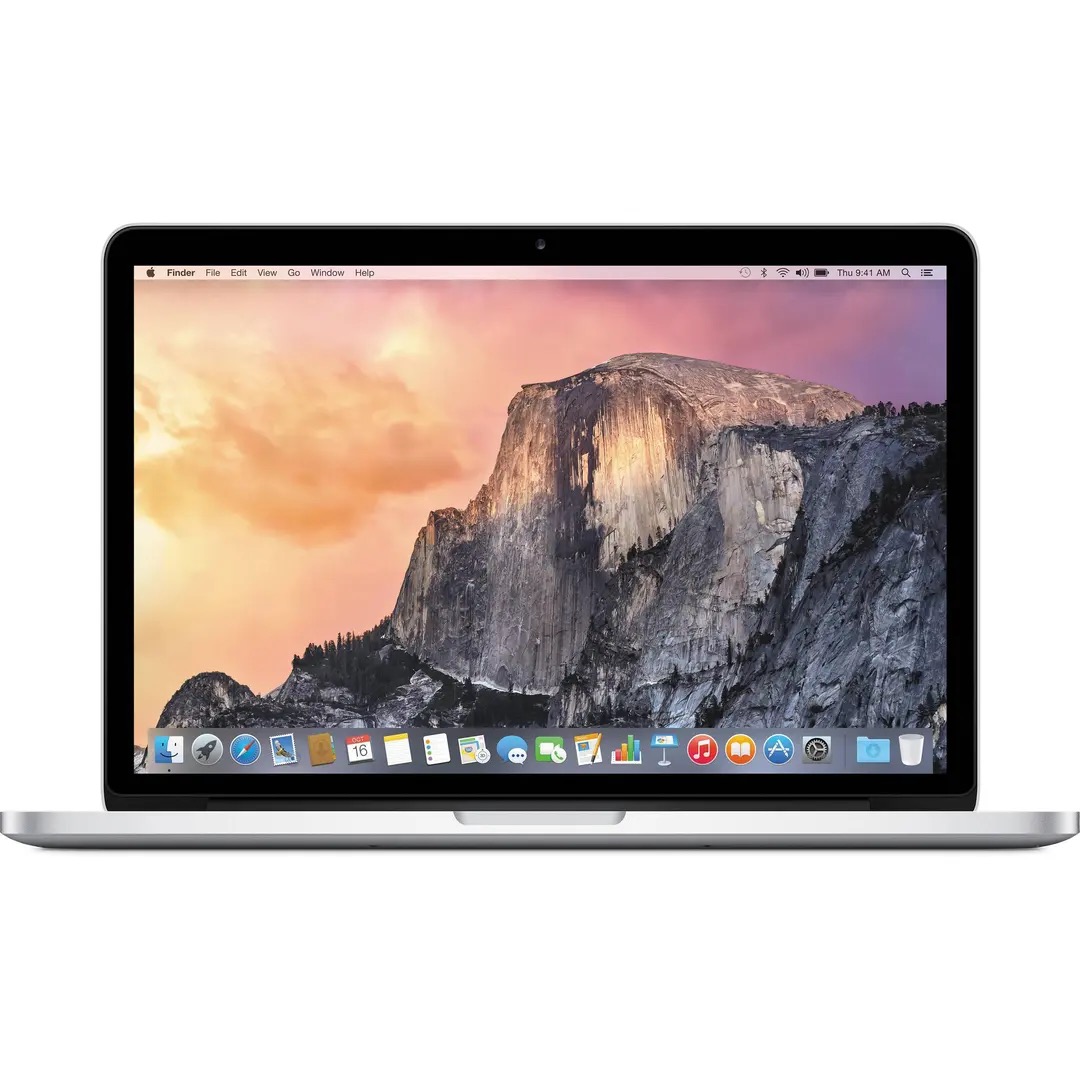 CPO 13-inch MacBook Pro (Early 2015) with Retina display 2.7GHz Dual-core Intel Core i5, 8GB 1867MHz LPDDR3 memory, 128GB PCIe-based Flash Storage, Intel Iris Graphics 6100, Force Touch trackpad, Accessory Kit, Backlit Keyboard (English) & User's Guide