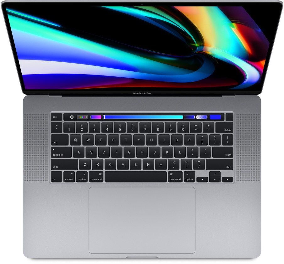 CPO - 16-inch MacBook Pro (2019) - Space Gray Touch Bar and Touch ID, 2.3GHz 8‑core 9th‑generation Intel Core i9 processor, Turbo Boost up to 4.8GHz, 16GB 2666MHz DDR4 memory, AMD Radeon Pro 5500M with 4GB of GDDR6 memory, 1TB SSD storage, Retina display with True Tone, Four Thunderbolt 3 ports, Backlit Keyboard - US English, Accessory Kit