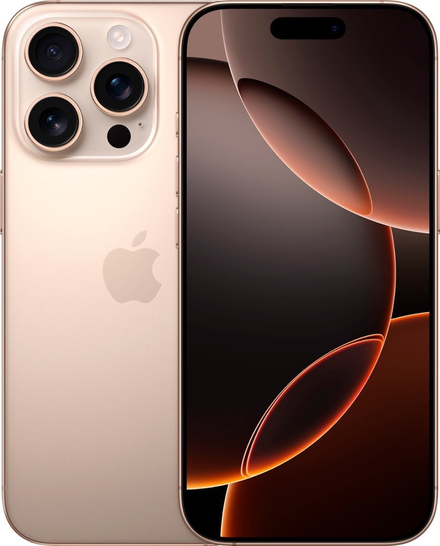CPO - 6.3-inch iPhone 16 Pro, 128GB, Desert Titanium - UNLOCKED