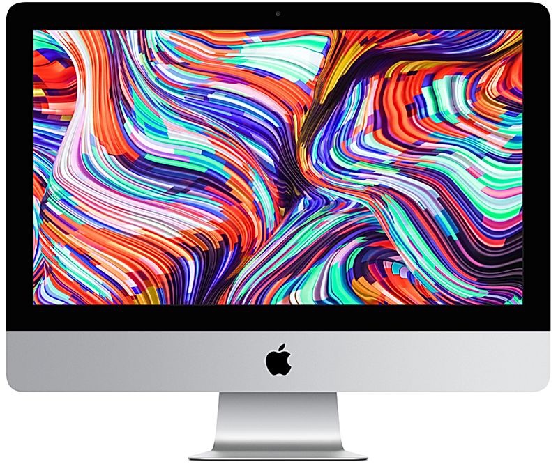 CPO - 21.5-inch iMac 4K (2019) 3 GHz 6-Core 8th-generation Intel Core i5, Turbo Boost up to 3.2GHz, 8GB 1600MHz DDR4 SDRAM - 2X4GB, 512GB Flash Storage Hard Drive, Radion Pro 560X 4 GB Graphics, Magic Mouse, Apple Wireless Keyboard