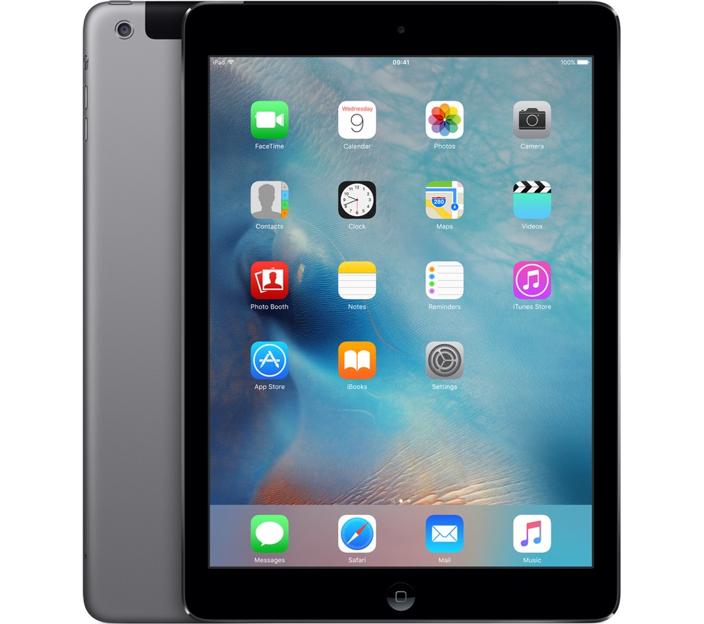 CPO - 9.7-inch iPad Air 1, Wi-Fi + Cellular, 32GB - Space Gray - UNLOCKED