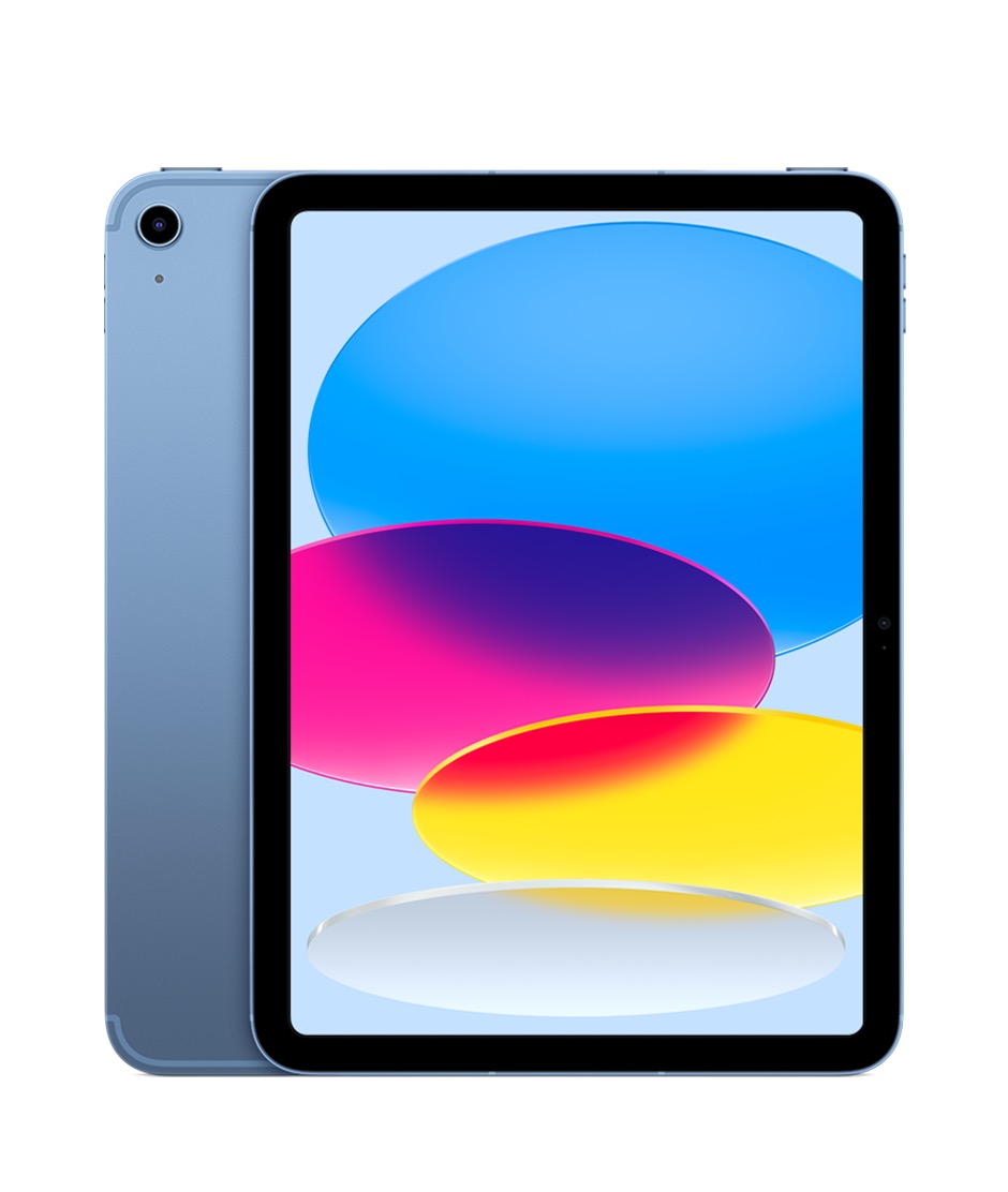 CPO - 10.9-inch iPad 10, A14, Wi‑Fi + 5G Cellular, 64GB - Blue